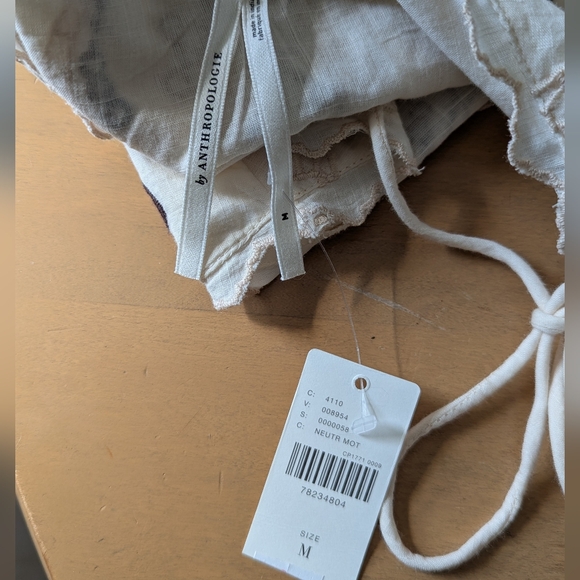 NWT Anthropologie Eyelet Blouse, size M - Picture 7 of 9
